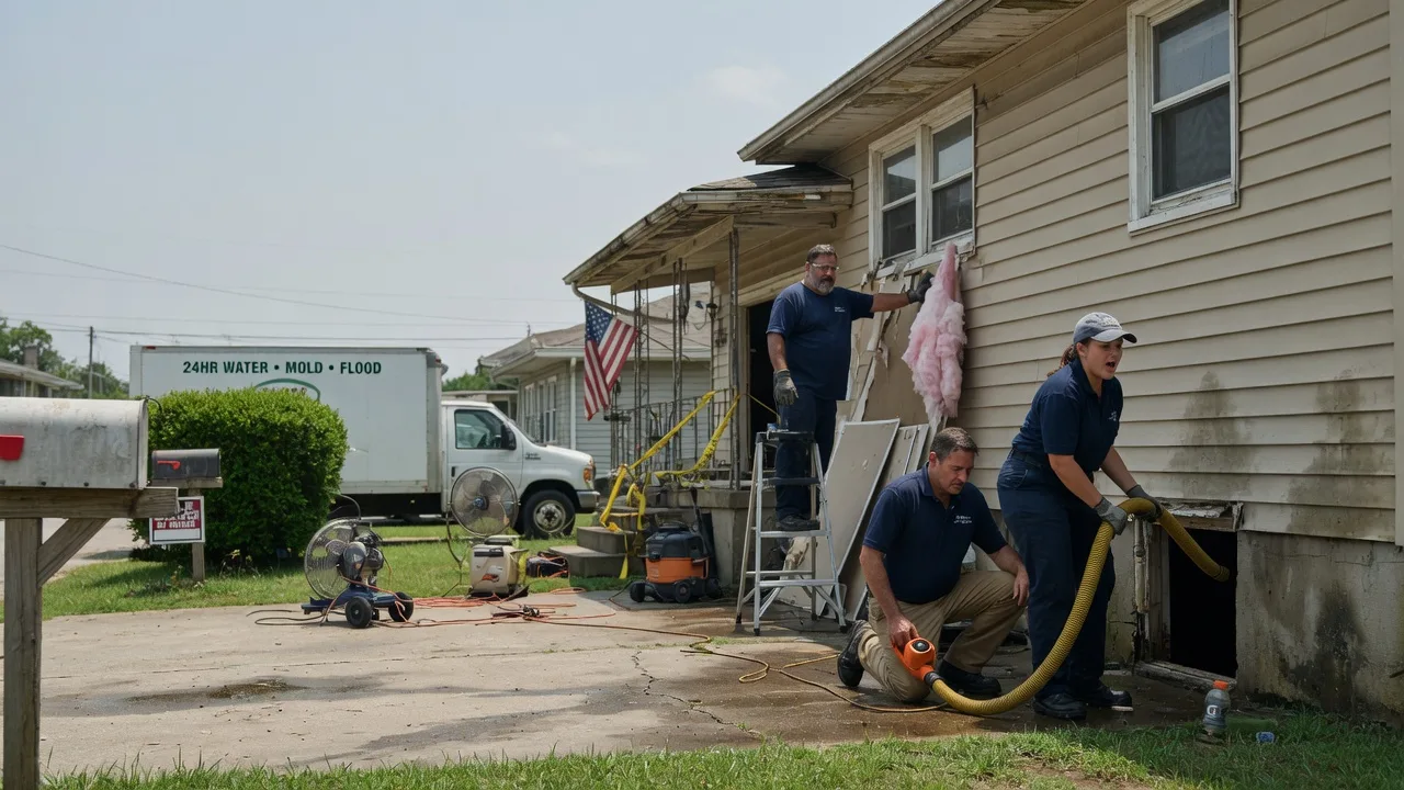 Water Damage Repair in Hutchinson, KS near me